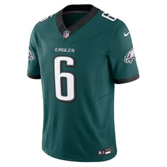 Nike DeVonta Smith Philadelphia Eagles Vapor F.U.S.E. Limited Jersey Midnight Green