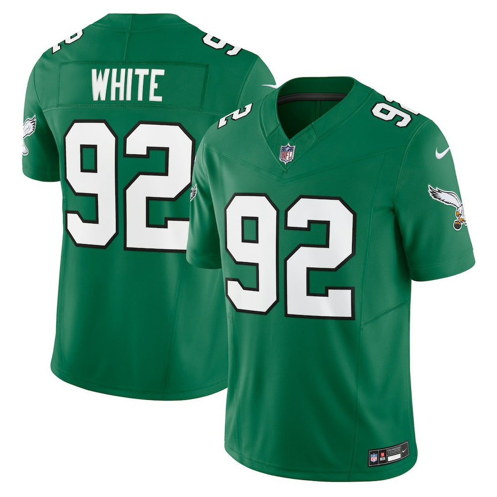 Nike Reggie White Philadelphia Eagles Alternate Vapor F.U.S.E. Limited Jersey Kelly Green