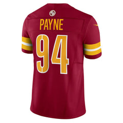 Nike Daron Payne Washington Commanders Vapor F.U.S.E. Limited Jersey Burgundy