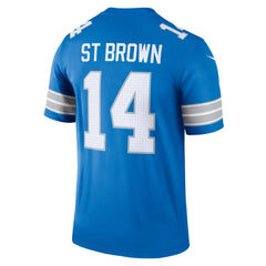 Nike Amon-Ra St. Brown Detroit Lions Legend Player Performance Top Blue