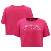 Colorado Avalanche Pro Standard Women's Triple Pink Cropped Boxy T-Shirt - NHL 200410511