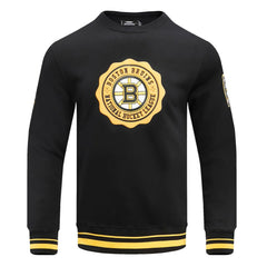 Boston Bruins Pro Standard Crest Emblem Pullover Sweatshirt - Black - NHL 200410536