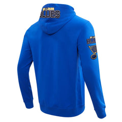 St. Louis Blues Pro Standard Classic Chenille Full-Zip Hoodie Jacket - Blue - NHL 200410614