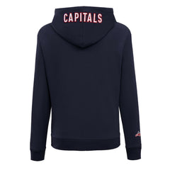 Washington Capitals Pro Standard Women's Classic Chenille Pullover Hoodie - Navy - NHL 200410626