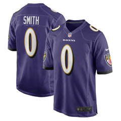 Nike Roquan Smith Baltimore Ravens Team Game Jersey Purple