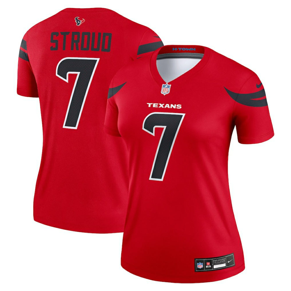 Nike C.J. Stroud Houston Texans Women's Alternate Legend Player Performance Top Red