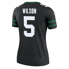 Nike Garrett Wilson New York Jets Women's Alternate Legend Player Performance Top Legacy Black