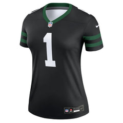 Nike Ahmad Sauce Gardner New York Jets Women's Alternate Legend Player Performance Top Legacy Black