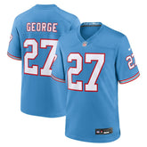 Nike Eddie George Tennessee Titans Retired Player Alternate Game Jersey Light Blue