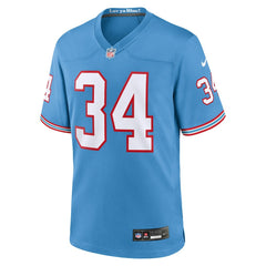 Nike Earl Campbell Tennessee Titans Retired Player Alternate Game Jersey Light Blue