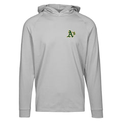 Athletics Levelwear Dimension Insignia 2.0 Pullover Hoodie - Gray - MLB on Sale