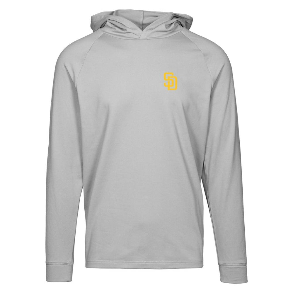 San Diego Padres Levelwear Dimension Insignia 2.0 Pullover Hoodie - Gray - MLB on Sale
