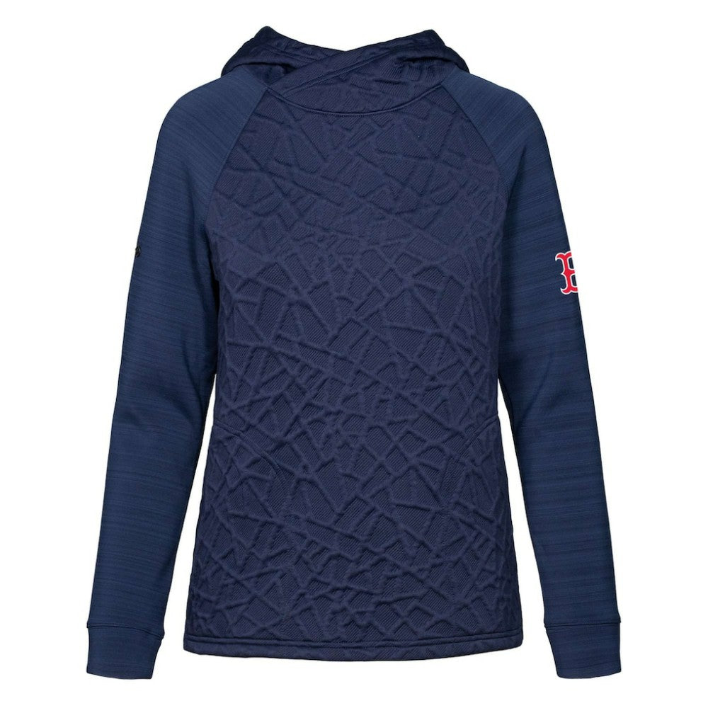 Boston Red Sox Levelwear Women's Kenzie Insignia 2.0 Pullover Hoodie - Navy - MLB on Sale
