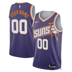Phoenix Suns Unisex Swingman Custom Jersey Purple Icon Edition | Nike Near Me