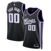 Sacramento Kings Unisex Swingman Custom Jersey Icon Edition Black | Nike Lifestyle