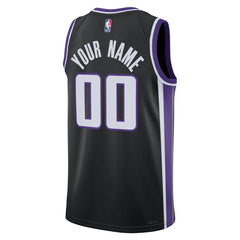 Sacramento Kings Unisex Swingman Custom Jersey Icon Edition Black | Nike Lifestyle