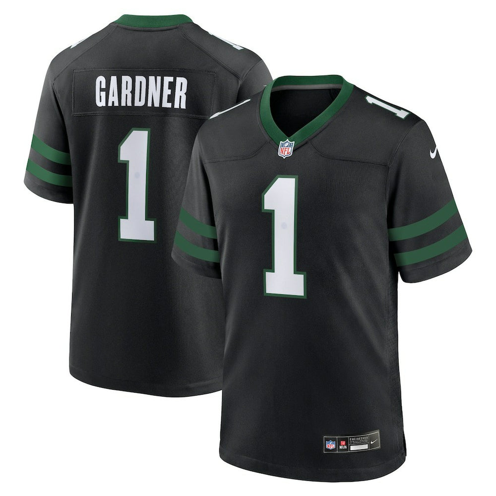 Nike Ahmad Sauce Gardner New York Jets Alternate Game Jersey Legacy Black