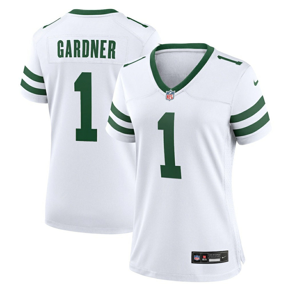 Nike Ahmad Sauce Gardner New York Jets Women's Game Player Jersey Legacy White
