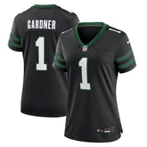 Nike Ahmad Sauce Gardner New York Jets Women's Alternate Game Jersey Legacy Black