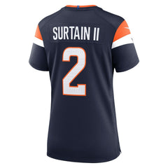 Nike Patrick Surtain II Denver Broncos Women's Mile High Collection Alternate Game Jersey Navy