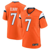 Nike John Elway Denver Broncos Mile High Collection Retired Player Game Jersey Orange