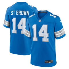 Nike Amon-Ra St. Brown Detroit Lions Game Jersey Blue