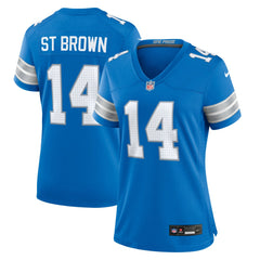 Nike Amon-Ra St. Brown Detroit Lions Women's Team Game Jersey Blue