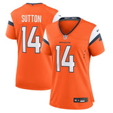 Nike Courtland Sutton Denver Broncos Women's Mile High Collection Game Jersey Orange