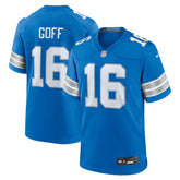 Nike Jared Goff Detroit Lions Game Jersey Blue