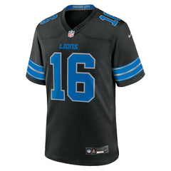 Nike Jared Goff Detroit Lions 2nd Alternate Game Jersey Black