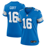 Nike Jared Goff Detroit Lions Women's Game Jersey Blue