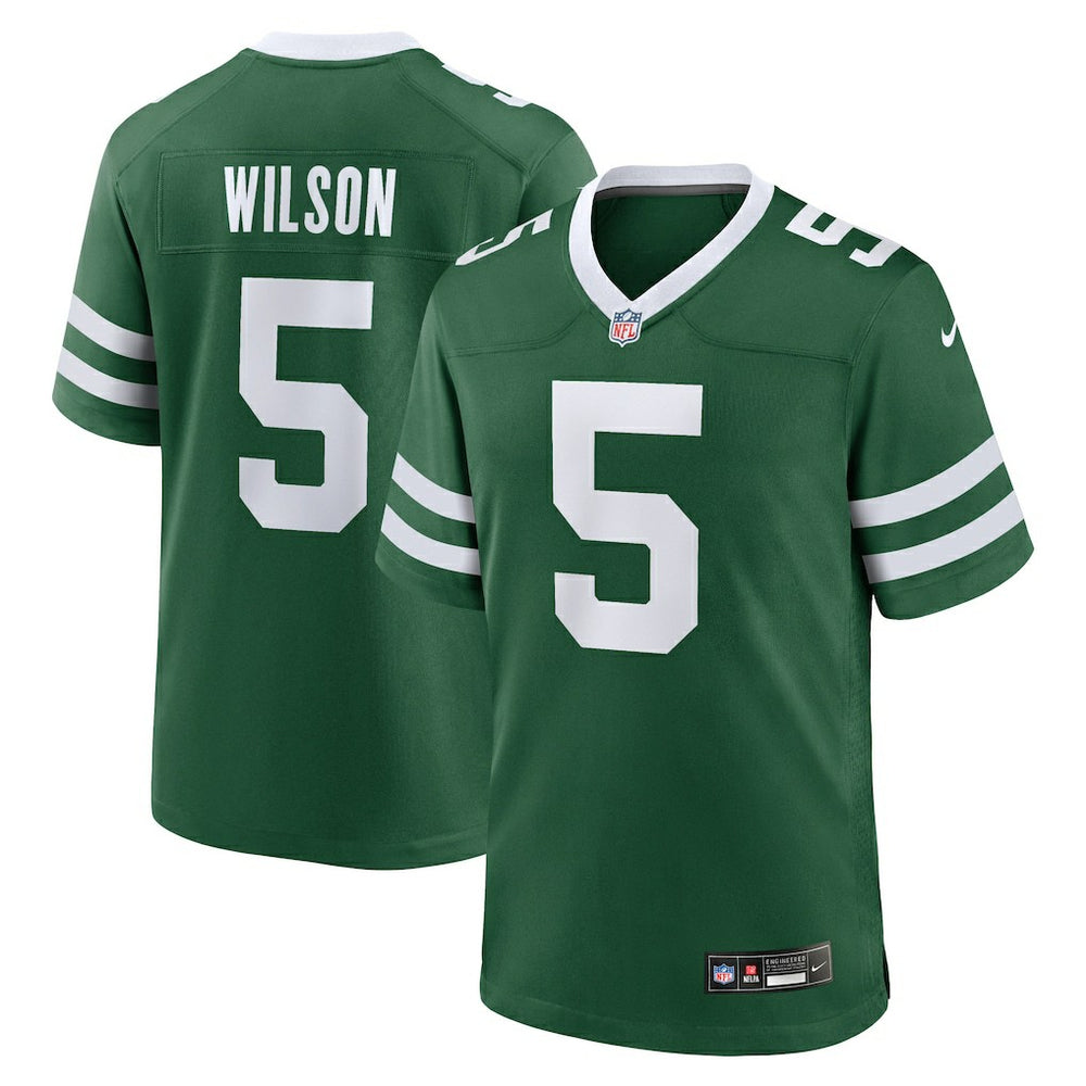 Nike Garrett Wilson New York Jets Game Jersey Legacy Green