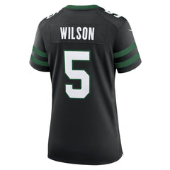 Nike Garrett Wilson New York Jets Women's Alternate Game Jersey Legacy Black