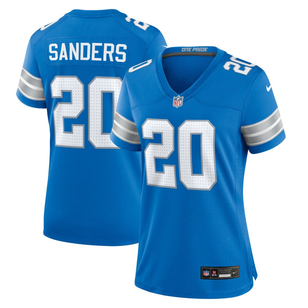 Nike Barry Sanders Detroit Lions Women's Retired Player Game Jersey Blue