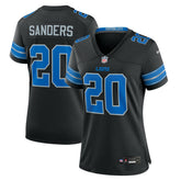 Nike Barry Sanders Detroit Lions Women's 2nd Alternate Retired Player Game Jersey Black