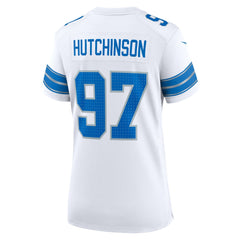 Nike Aidan Hutchinson Detroit Lions Women's Game Jersey White