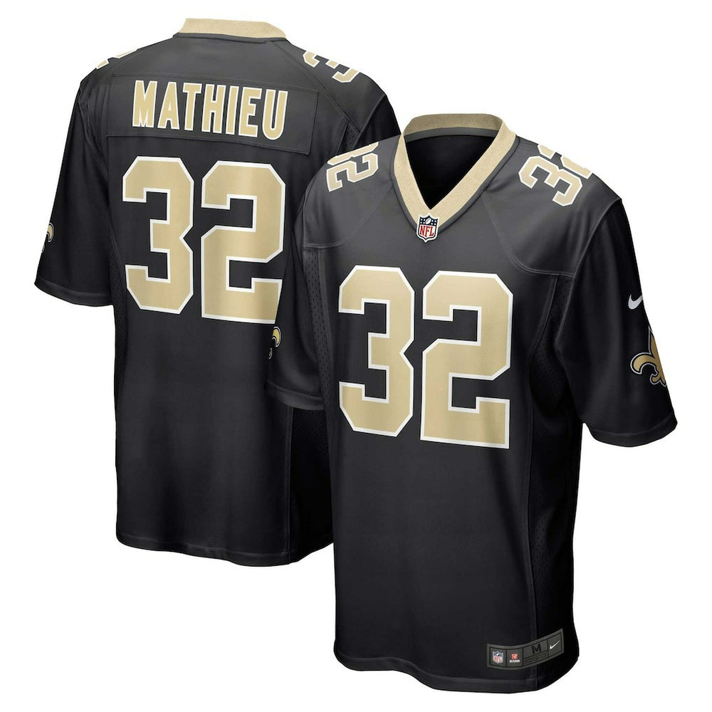 Nike Tyrann Mathieu New Orleans Saints Game Jersey Black