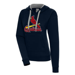 St. Louis Cardinals Antigua Women's Victory Pullover Hoodie - Navy - MLB on Sale