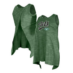 New York Jets New Era Women's Space Dye Active Tank Top Green
