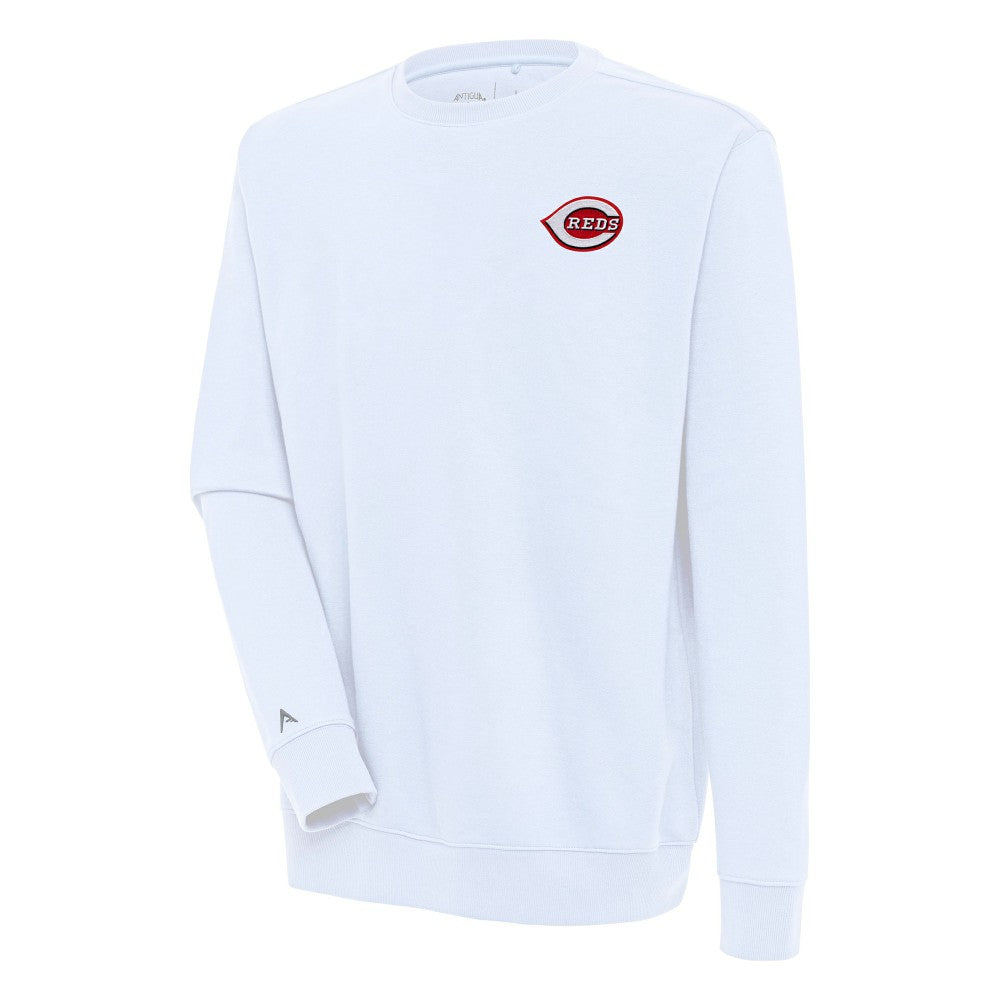 Cincinnati Reds Antigua Victory Pullover Sweatshirt - White - MLB on Sale