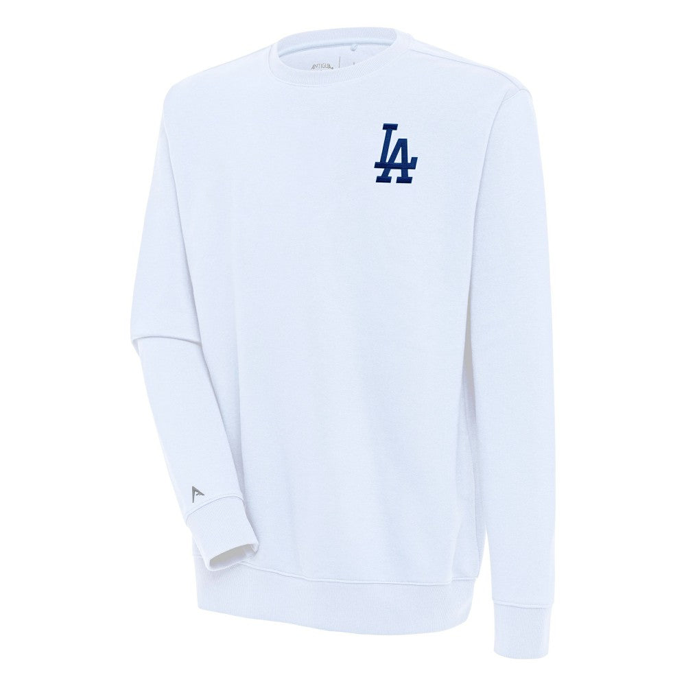 Los Angeles Dodgers Antigua Victory Pullover Sweatshirt - White - MLB Sale
