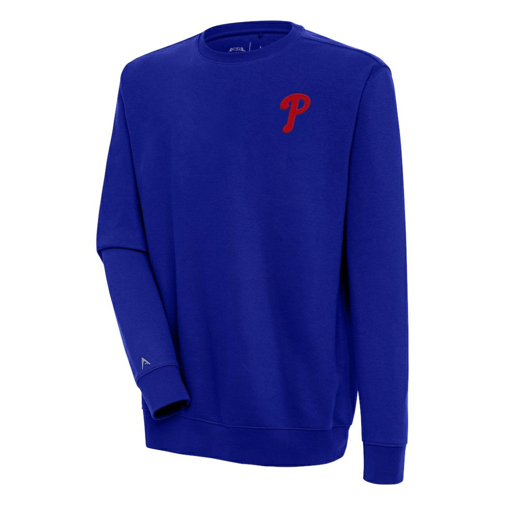 Philadelphia Phillies Antigua Victory Pullover Sweatshirt - Royal - MLB Online