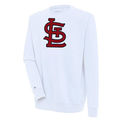 St. Louis Cardinals Antigua Victory Pullover Sweatshirt - White - MLB Sale