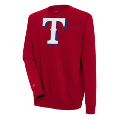 Texas Rangers Antigua Victory Pullover Sweatshirt - Red - MLB Sale