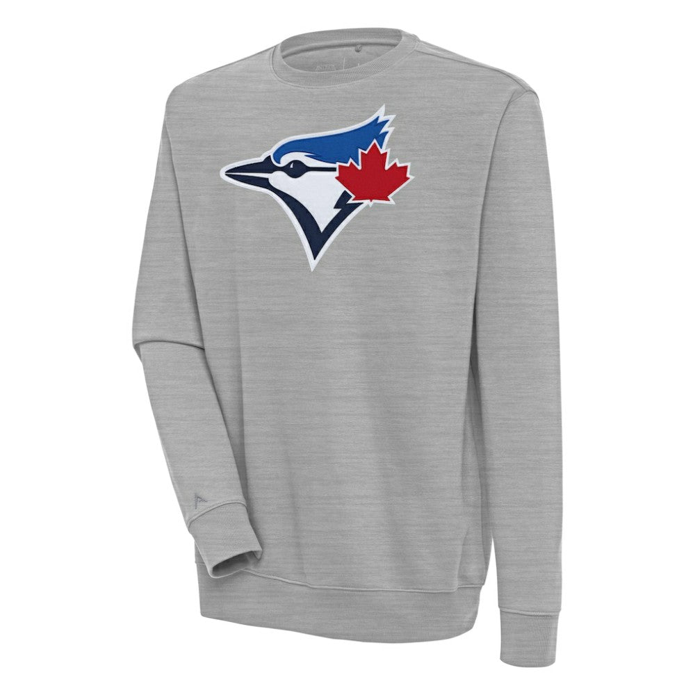 Toronto Blue Jays Antigua Victory Pullover Sweatshirt - Heather Gray - MLB Online