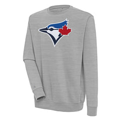 Toronto Blue Jays Antigua Victory Pullover Sweatshirt - Heather Gray - MLB Online