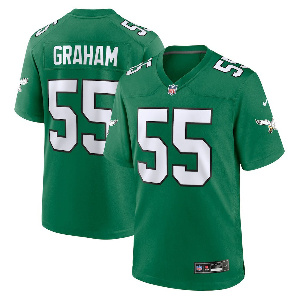 Nike Brandon Graham Philadelphia Eagles Alternate Game Jersey Kelly Green