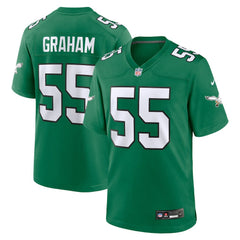 Nike Brandon Graham Philadelphia Eagles Alternate Game Jersey Kelly Green