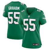 Nike Brandon Graham Philadelphia Eagles Women's Alternate Game Jersey Kelly Green