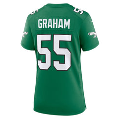 Nike Brandon Graham Philadelphia Eagles Women's Alternate Game Jersey Kelly Green